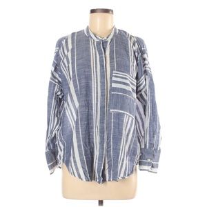 Lucky Brand Blue long sleeve blouse